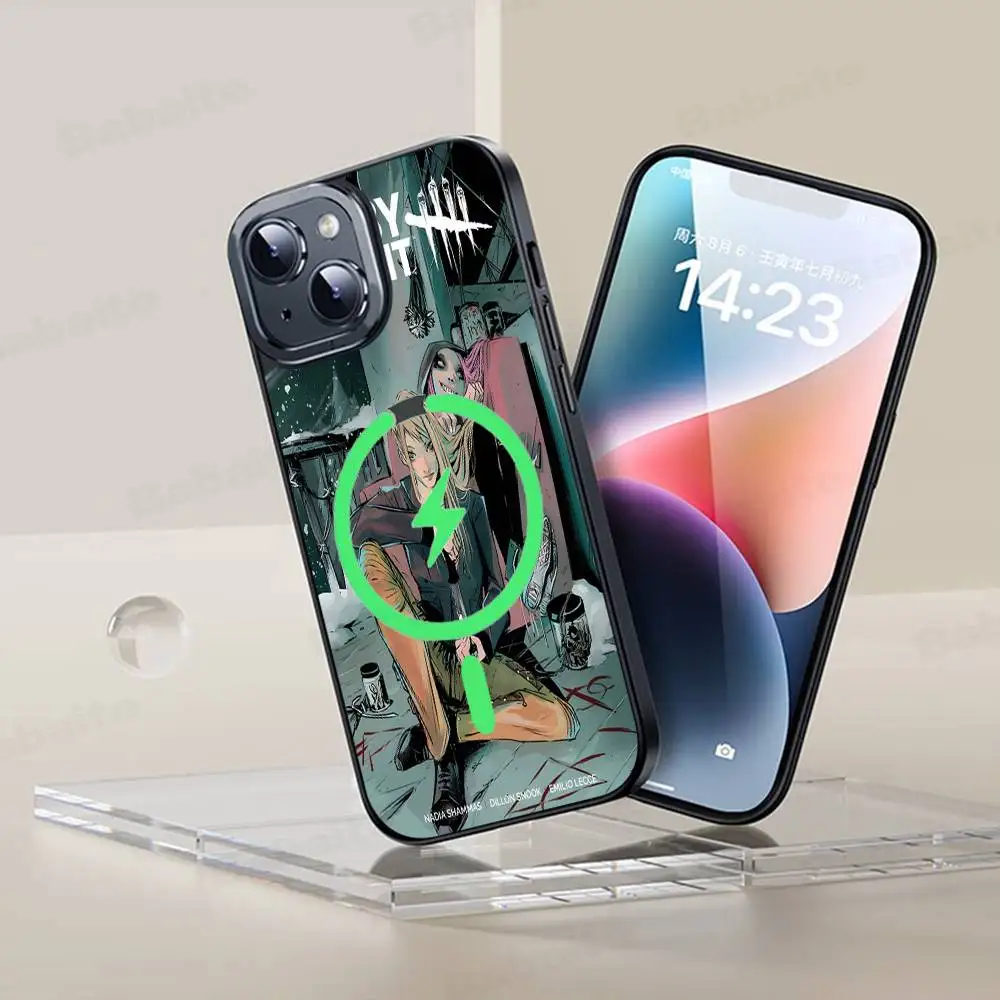 Funda Magnética D-Dead B-By-Day Lightes Game para Magsafe, Compatible con iPhone 17 Air, 16 Pro Max, 15, 14, 13, 12, 11, Protectora