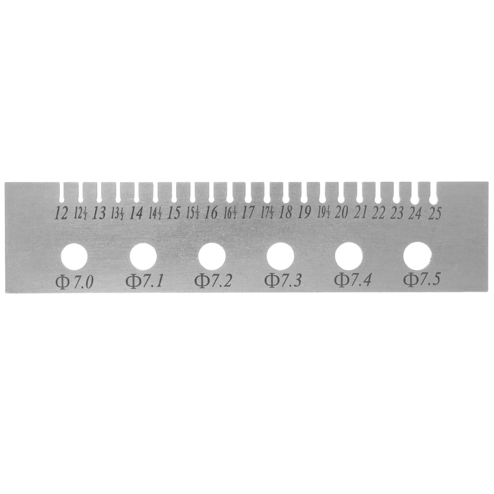 

String Gauge Metal Mini Measuring Ruler For String Diameter Tension Measurement Piano Repair Tuning Tool Upright Grand Piano