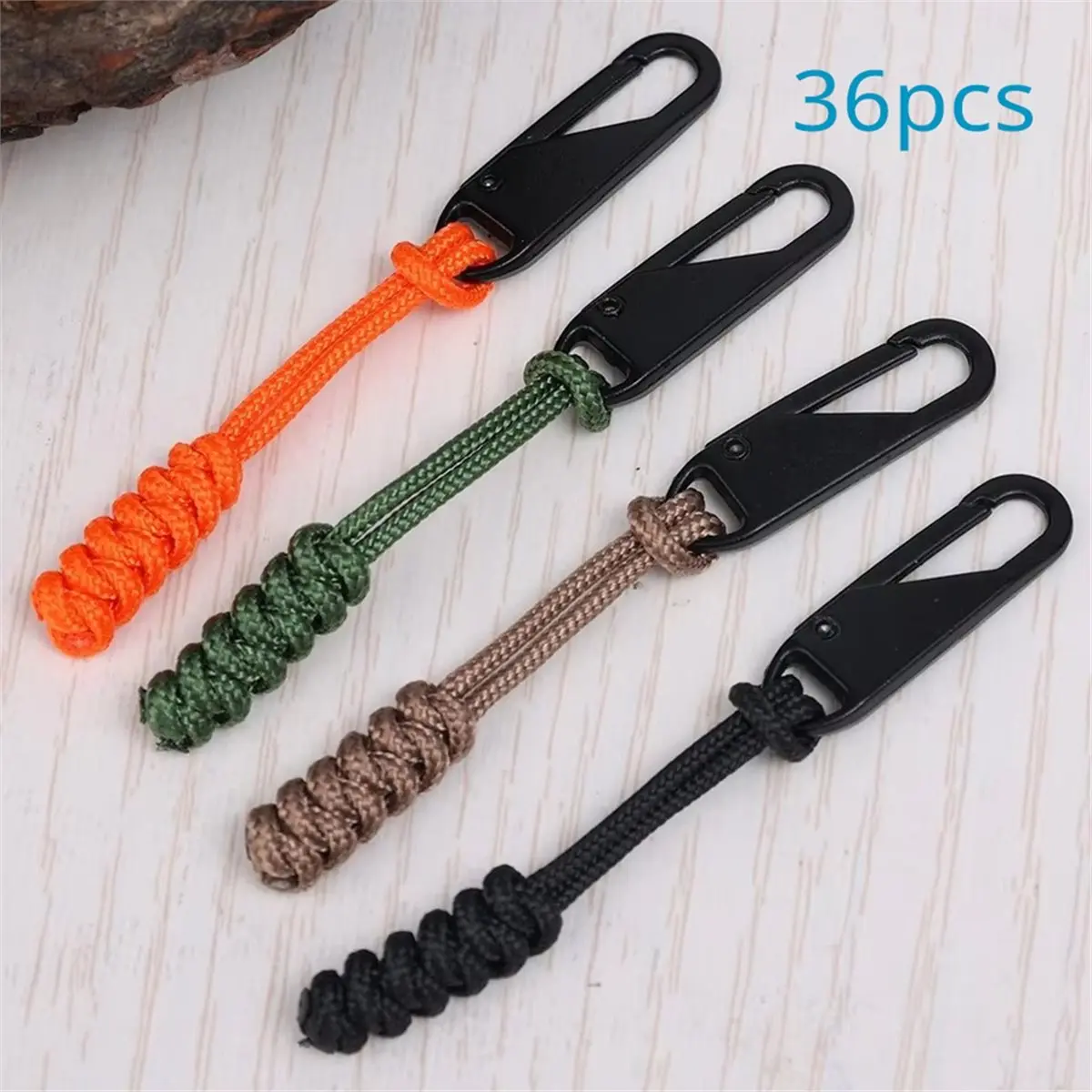 Home Tool Colorful Weave Metal Zipper Open-End Detachable Pullers DIY Craft Sewing Kits