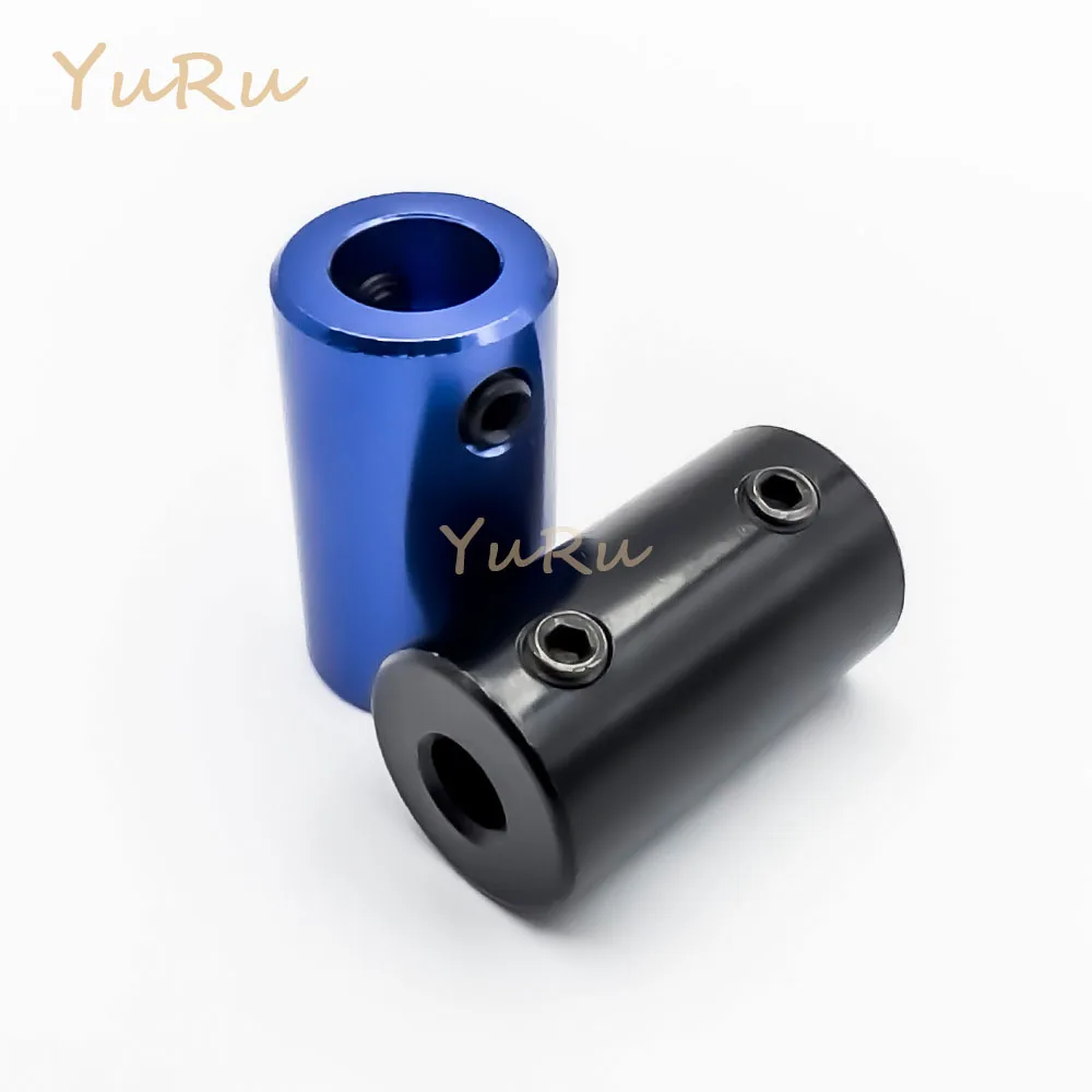 1PCS D14L25 Rigid Top Wire Coupling Aluminum Alloy Bore 3/4/5/6/6.36/7/8mm D14 L25 Shaft CNC Jaw Shaft Motor Coupling Black/Blue