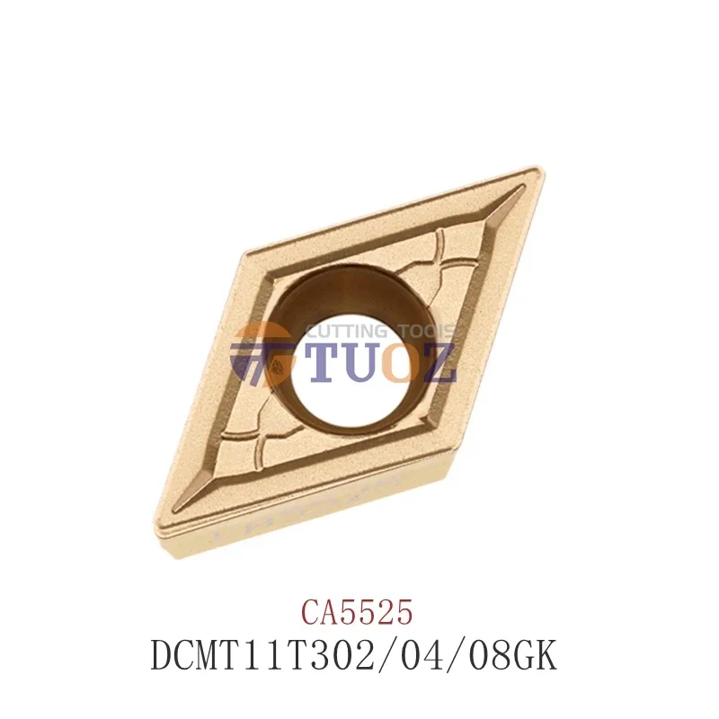 100% Original DCMT11T302GK DCMT11T304GK CA5525 DCMT 11T302 11T304 GK 11T308 Carbide Inserts Turning Tool CNC Insert Cutting Tool