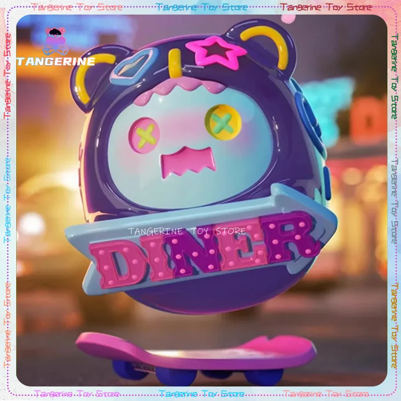 

Shinwoo Baby Ghost Bear Blind Box Strange Ghost Diner Series Kawaii Anime Fiugres Box Collectible Cute Doll Children Toys Gifts