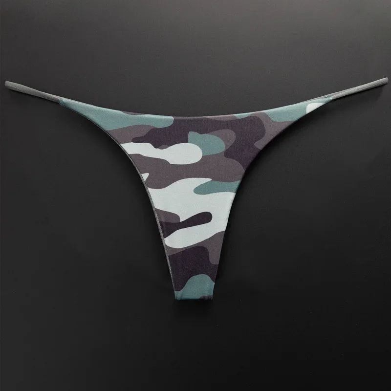 S-XXL Women Plus Size Thong Sexy Seamless Panties Camo/Zebra/Leopard Panty Underpants Ladies Printed G-String