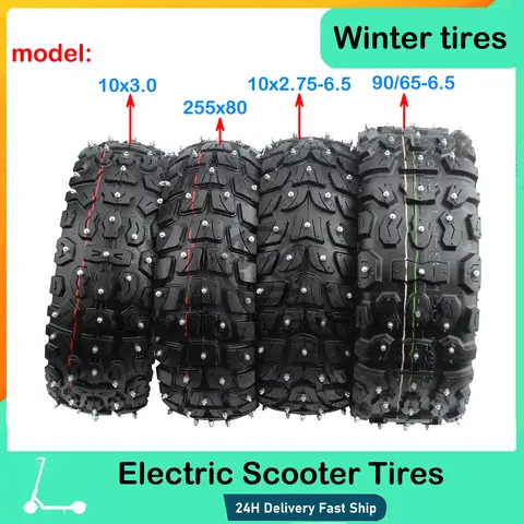 For Speedual Grace 10 Zero 10X Kugoo M4 Pro Tire 10x3 Inch Off-Road Inner Outer Tire Electric Scooter Winter Snow tyre