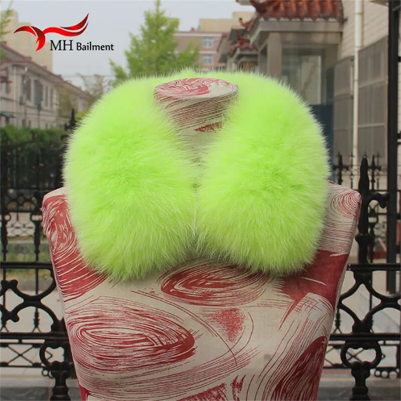 Real Fox Fur Scarf Headband Scarves Neck Warmer natural fox fur Wrap Cape Shawl Poncho snood L#72