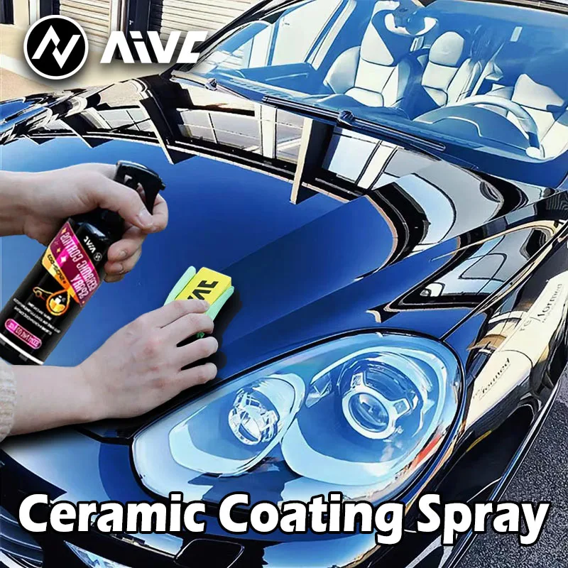 Rivestimento in ceramica AIVC Agente di rivestimento nano per auto Vernice spray di cristallo Liquido idrofobico Anti-graffio Rivestimento in cera