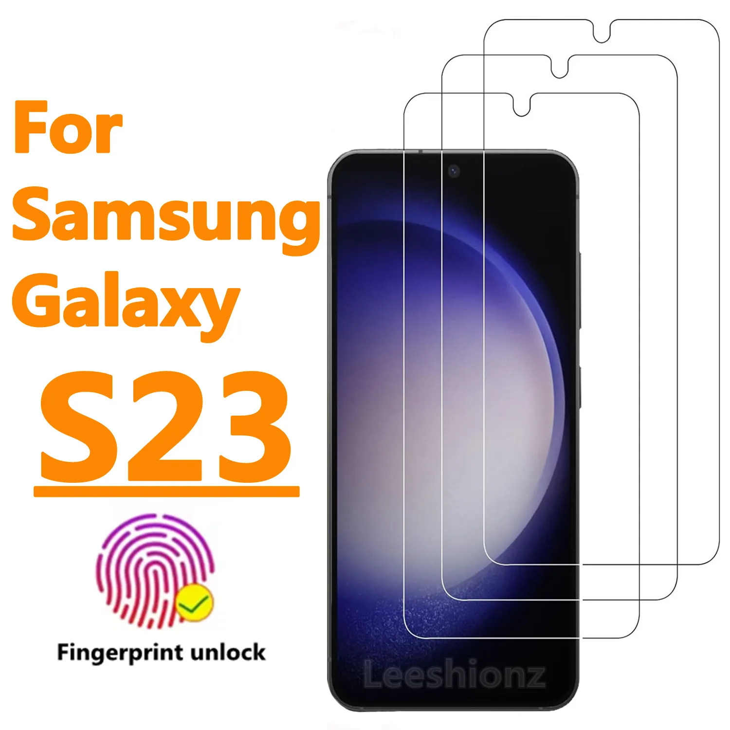 

Screen protector For Samsung Galaxy S23 Tempered Glass 9H Transparent Clear Anti Scratch Glass