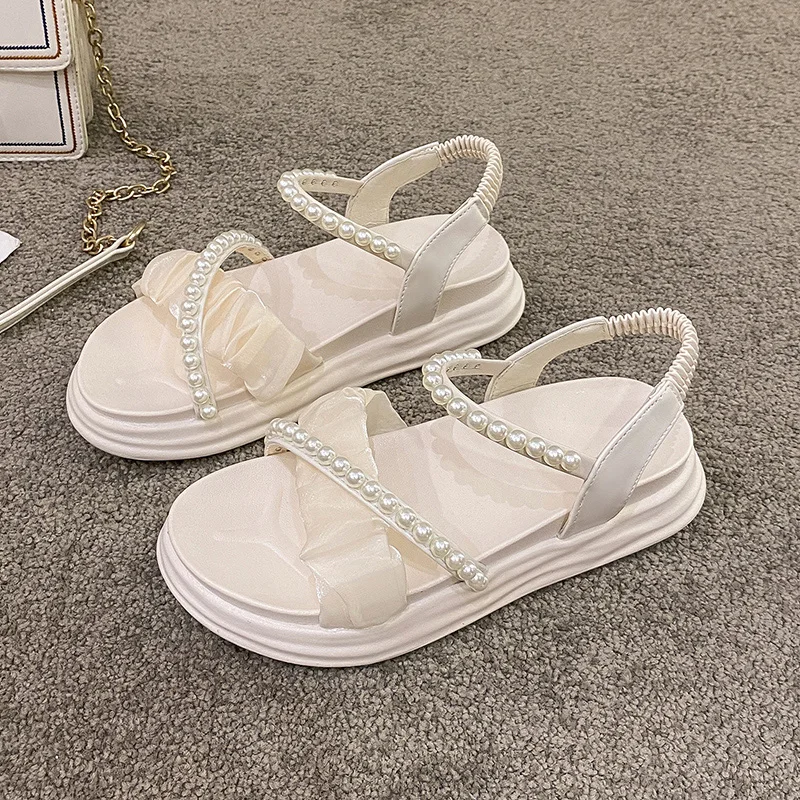 

Sandals women wear casual flat-bottomed non-slip breathable Joker sandals and slippers with fashion and thick soles in summer