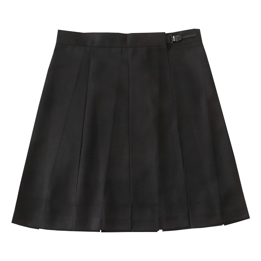 Japanese School Dresses Sailor Suit Plain Pleated Skirt Jk Uniforms College Middle School Costume Black Blue Gray