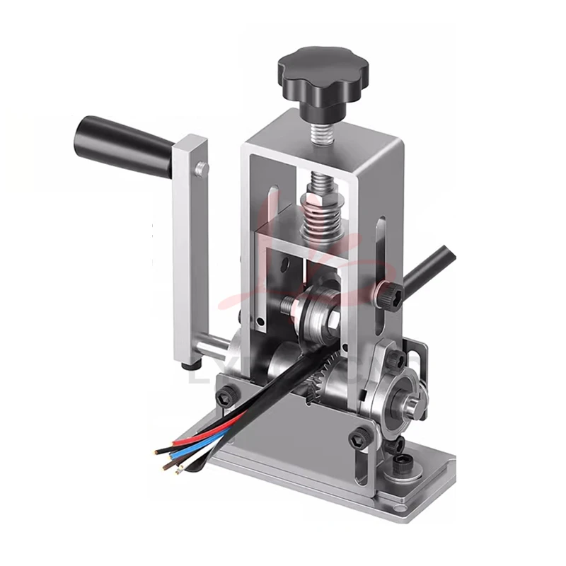 Mini Hand Crank Wire Stripping Machine with Blade 1-21mm 3-17mm Stripper for Removing Plastic Rubber from Wire Copper Recycle