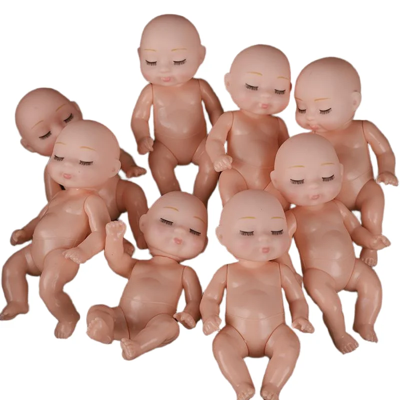 8 stuks herboren babypoppen 4 inch babymodel speelgoed miniatuur pop accessoire snelle verzending verjaardagscadeau voor meisjeskinderen