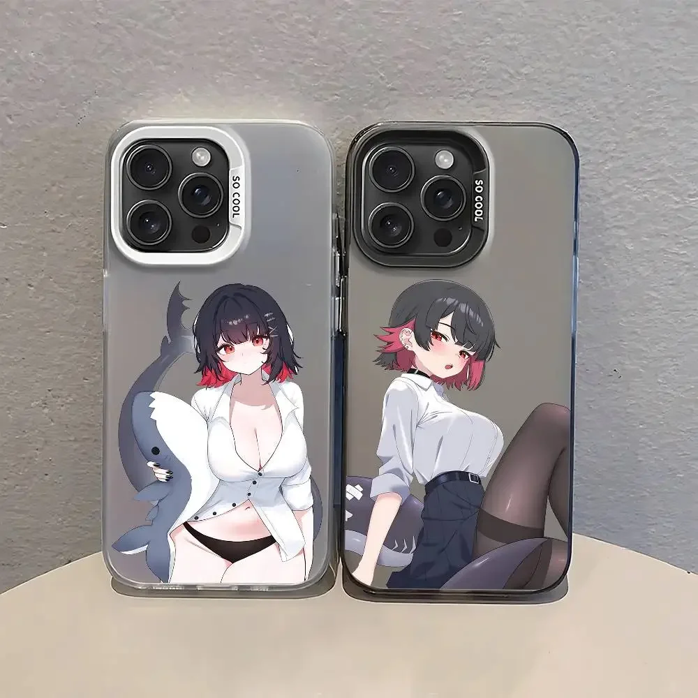 Zenless Zone Zero Ellen Joe Phone Case For IPhone 16 15 14 13 12 11 Pro Max Plus Color Shockproof Back Silver Cover