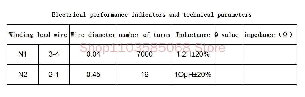 30KV~50KV Boost Series Special Material High Voltage Coil XKT-HL03