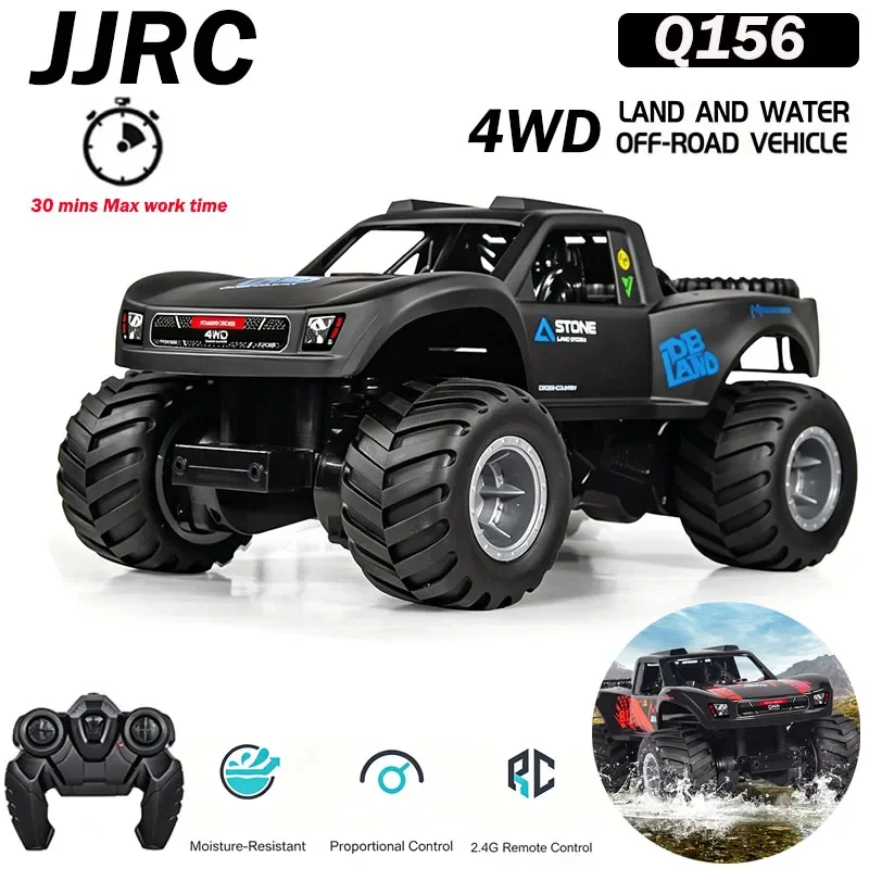 

JJRC RC Car Q156 Q191 4WD Amphibious Land And Water Off-road Vehicle Outdoor Waterproof Truck Toy Children's And Adults Gift