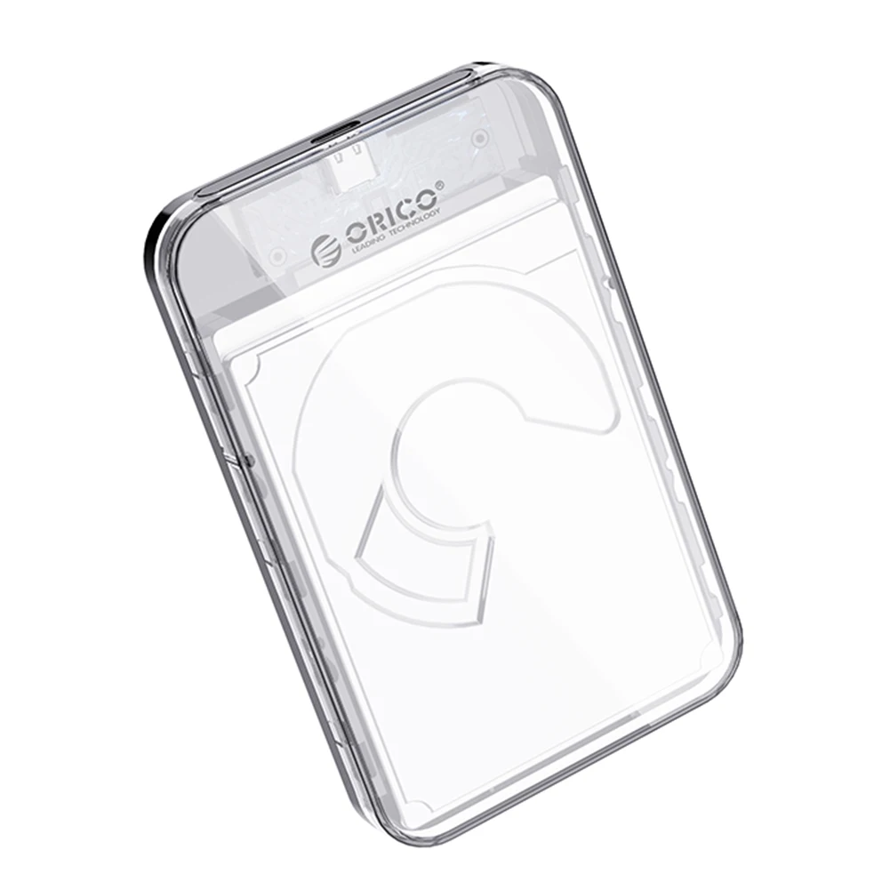 2.5 Inch Hard Drive Enclosure 5Gbps USB 3.1 Type-C SSD Case Support UASP Solid State Drive Enclosure for 2.5 Inch SATA HDD & SSD