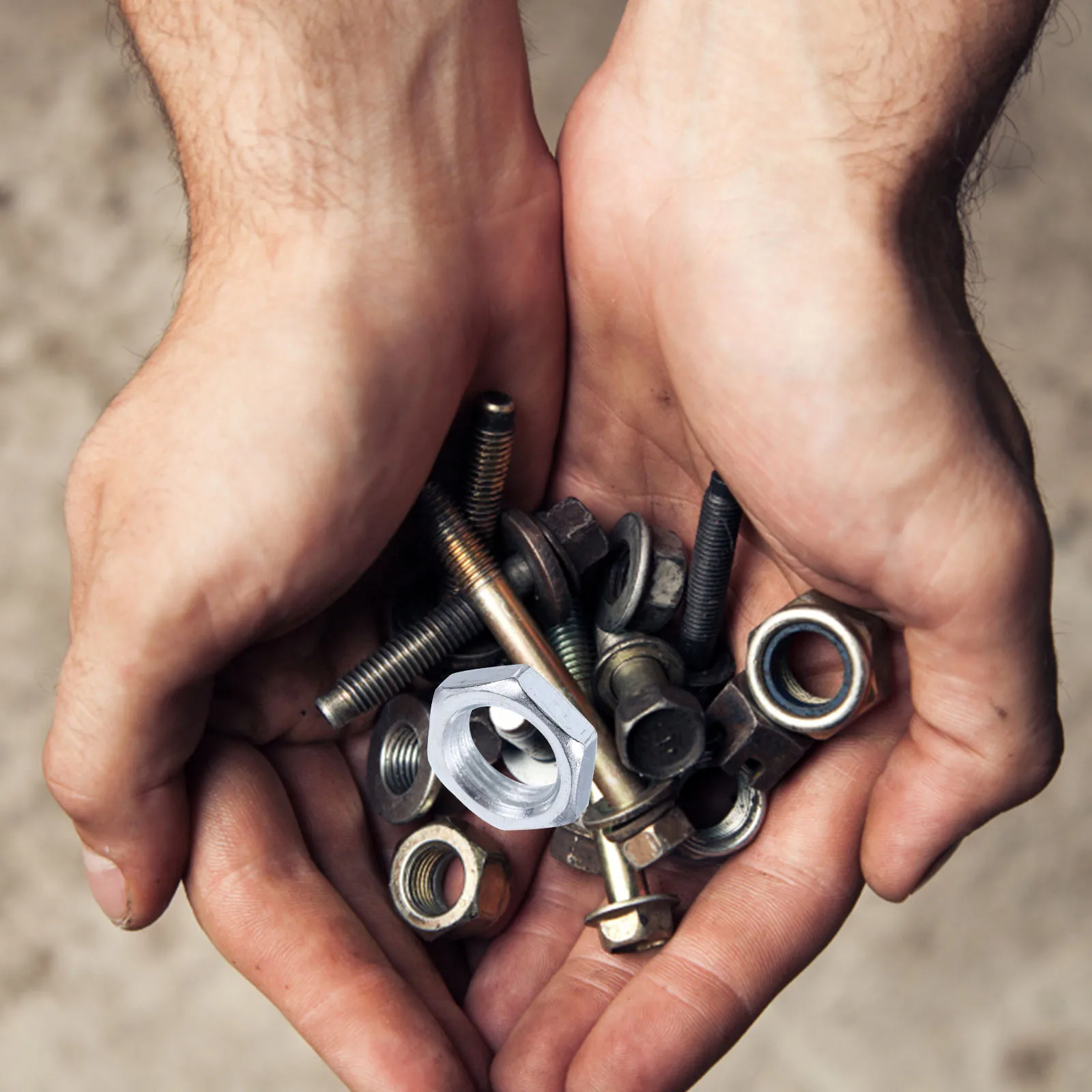 

150pcs Lamp Pipe Nut M10 Hexagon Lock Nuts Fastener Iron Parts for Lamps Lighting Accessories Easy Install