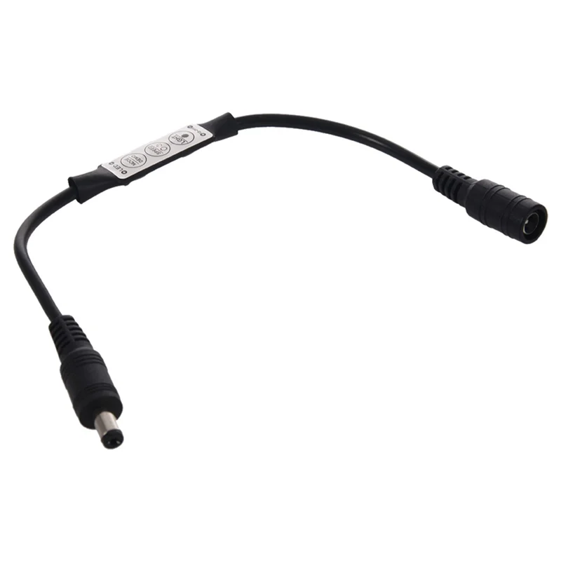 

AA84 20X Low-Profile Inline Controller Mini 3 Key Dimmer Switch For LED Strip Light Black