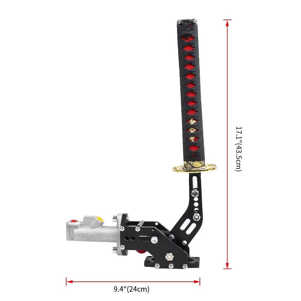 Universal Drifting Hydraulic Handbrake Samurai Sword Style Adjustable Parking Hand Brake Car Modification Parts