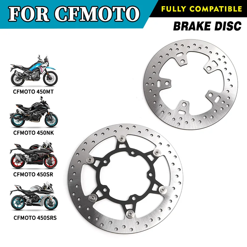 

For CFMOTO 450MT Front&Rear Brake Disc Plate Discs CF Moto 450 MT NK SR SRS Motorcycle Accessories Original Parts