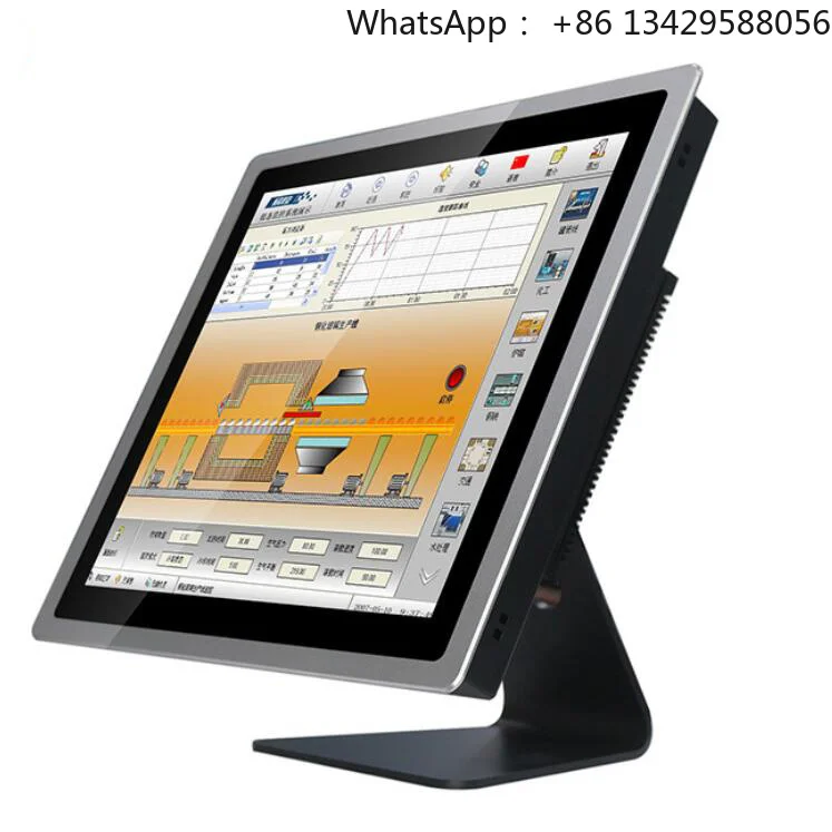 3mm Bezel 17 Inch High Brightness Sunlight Readable IP65 Waterproof Android Industrial Panel PC with Capacitive Touch RK3588 IPC