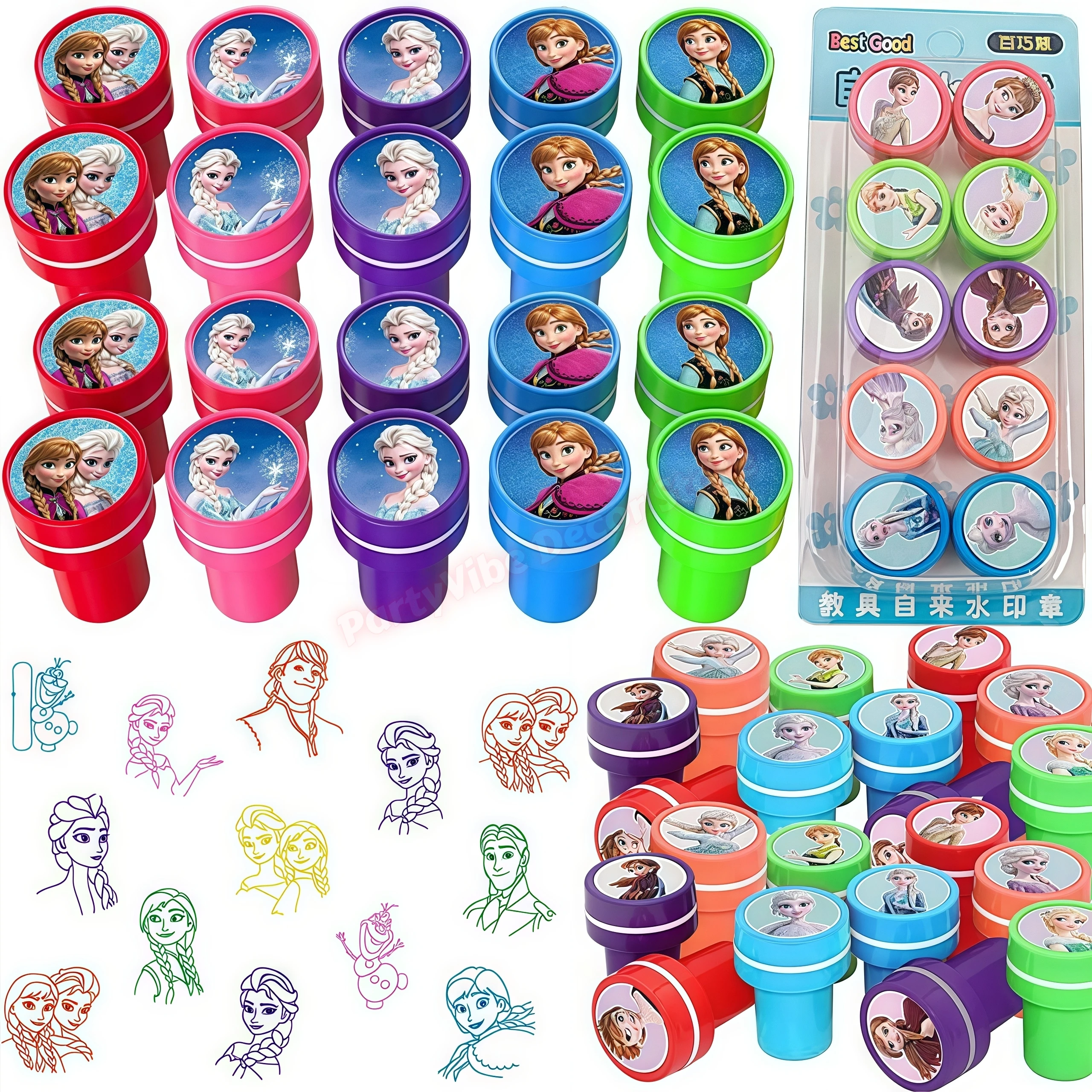 Geburtstagsdekorationen für Mädchen: Pappbecher, Teller, Servietten, Ballonbanner für Mädchen-Geburtstagsfeier, Fotobox, Baby-Shower-Zubehör, Geschenke – Detail 22