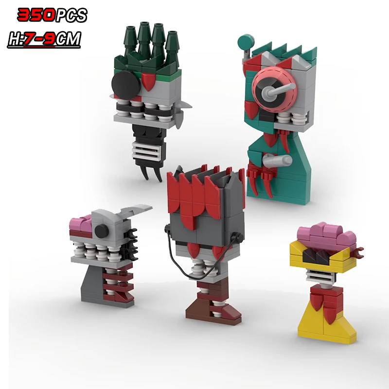 Parasite Action Figures Building Blocks Horror Dark Incredibox Sprunki Toys  Oren Wenda Bricks Assmebled Toys for Kid Xmas Gift