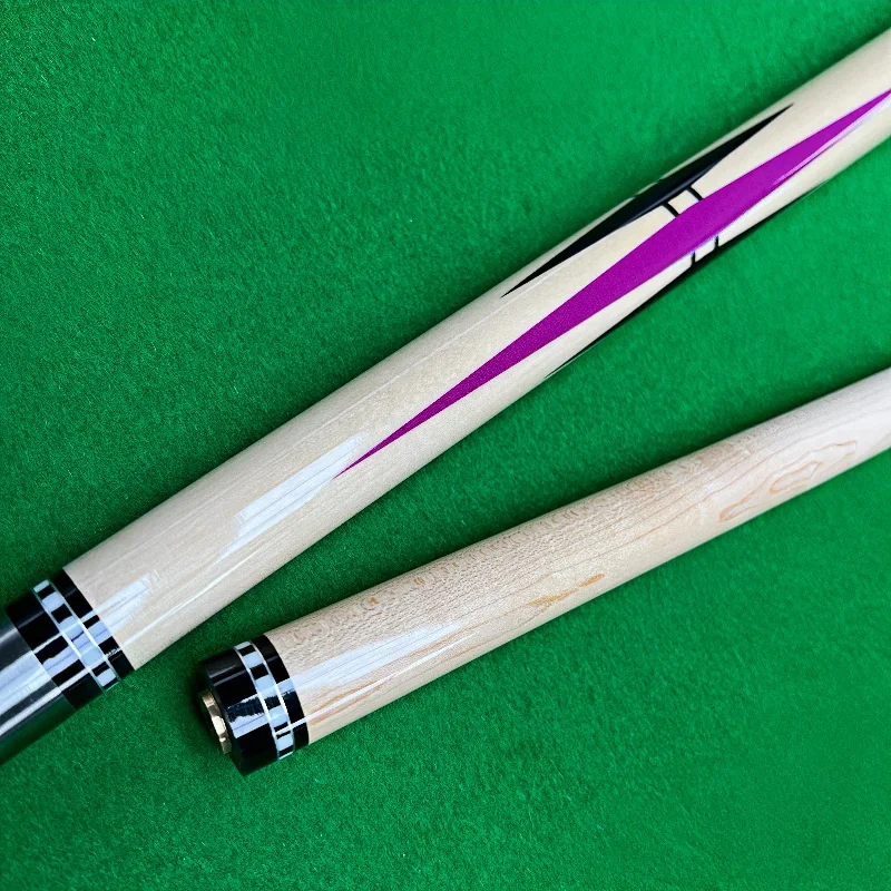 Premium White Waxwood Pool Cue with Unique Design and Precision Power Transmission - Anti-Slip Winding Grip for Enhanced Control