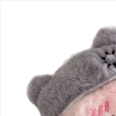 Dessin animé mignon lapin chaton animaux grinçant en peluche poupée en peluche porte-clés pendentif Girly porte-clés sac suspendus ornements cadeaux