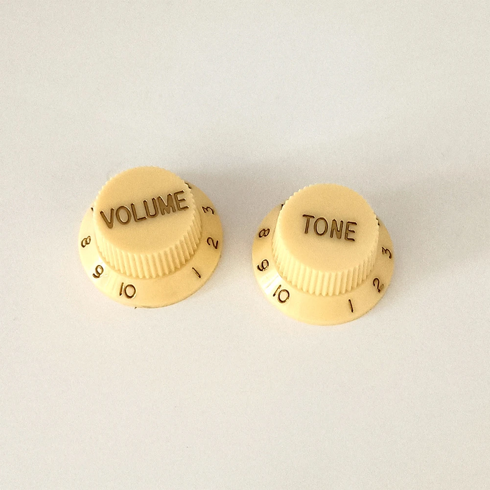 3 Pcs Electric Guitar Top Hat Compatible For Les Paul/SG Speed Control Replacement Knobs Set With Aluminum Top