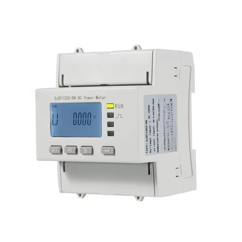 Smart DC Watt‑Hour Meter, Power Consumption Counter for Solar PV and Electric Vehicle Charger DJSF1352