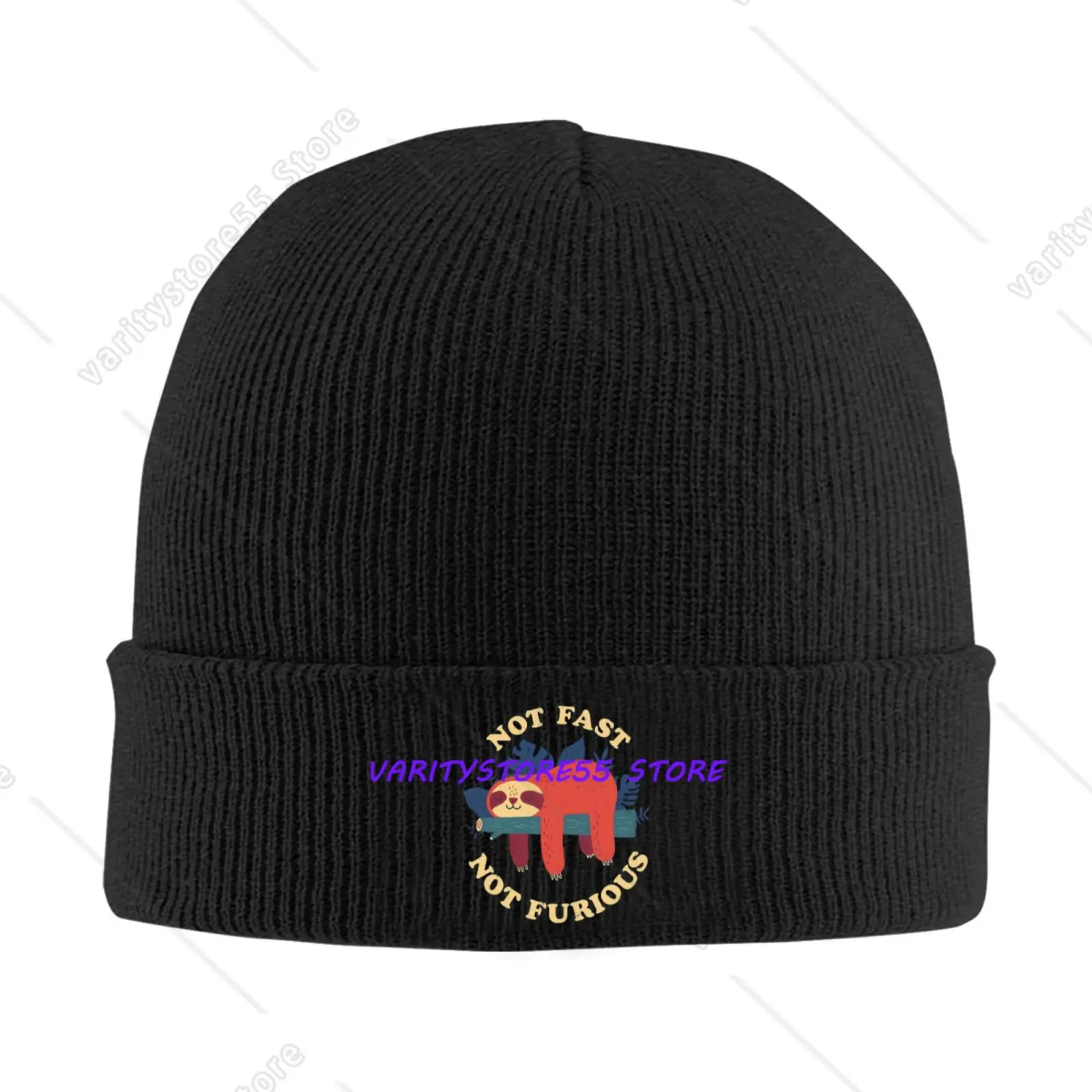 NO Fast No Furious Knitted Hat for Men Women Knit Hats Winter Beanies Skull Cap Unisex Soft Warm Winter Hat Outdoor Beanies