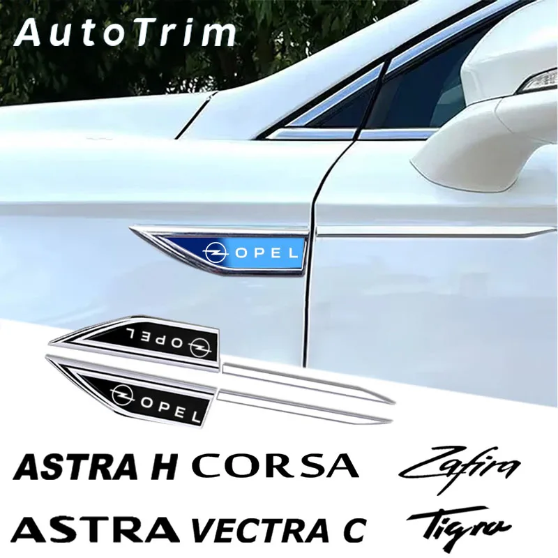 

Auto Door Fender Side Blade Badge Car Body Sticker For Opel Astra H J G K Insignia Corsa C D Vectra C B Meriva a Zafira Tigra