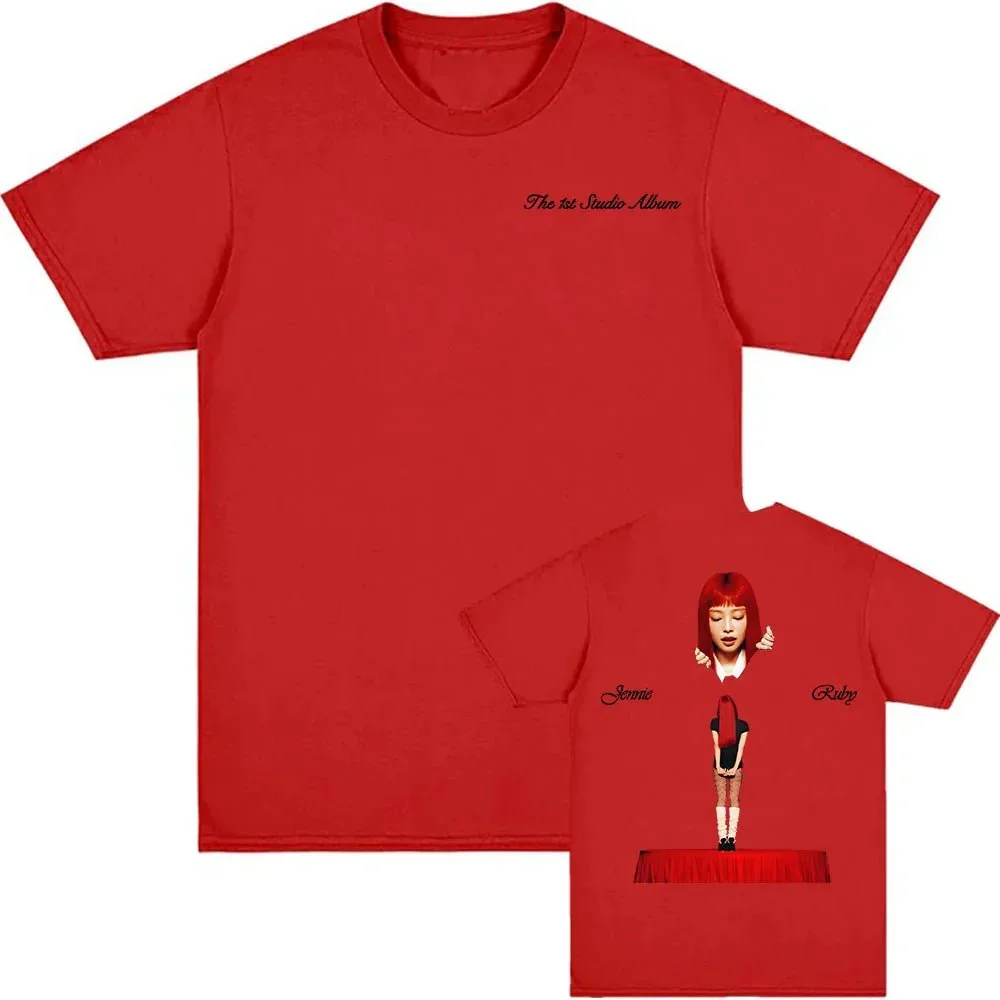 Jenny Ruby 2026 MadCool Music Festival Double-sided Pattern K-pop Cotton Men's and Women's Universal Short-Sleeved T-Shirt - view 2