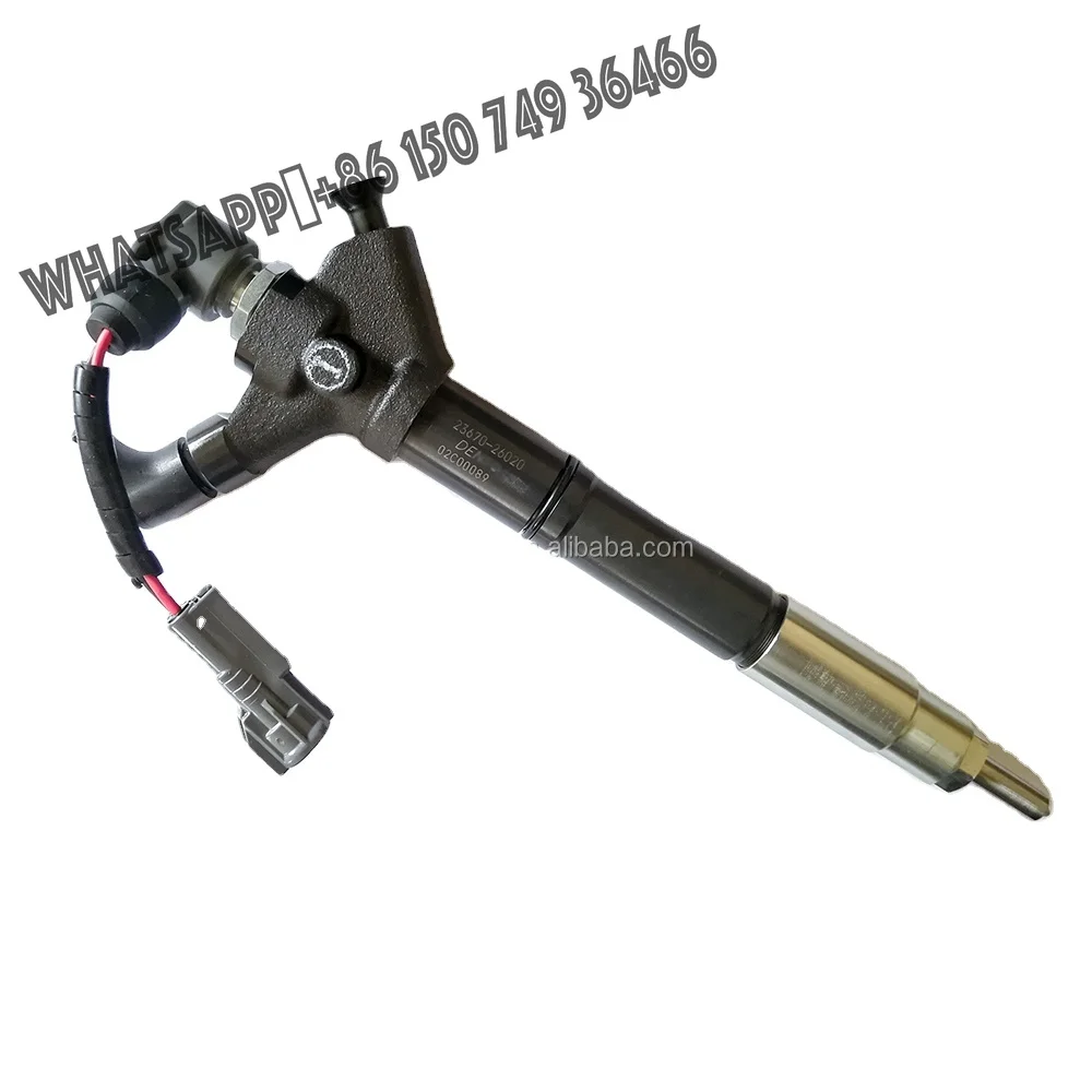 

Genuine Diesel Car Common Rail Injector New Condition Steel Material Model 23670-26020/23670-26011/295900-0110