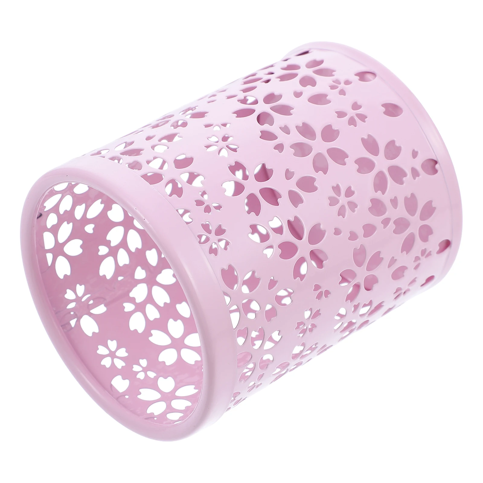 

1pc Creative Metal Pen Holder Square Desk Three-hole Thick Storage Pencil Iron Mesh Office Student Organizer Anti-rust