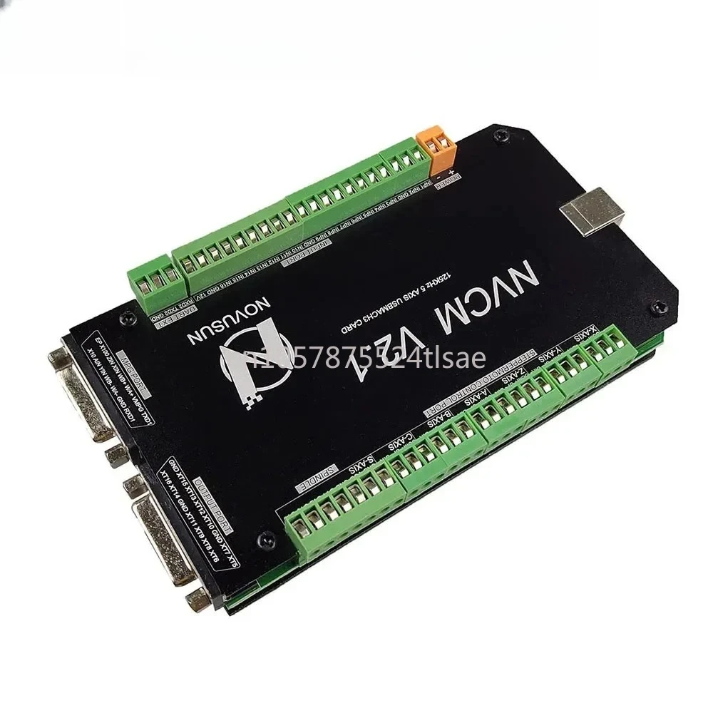 

NVCM V2.1 3/4/5/6-Axis CNC Controller MACH3-Breakout USB Interface Board Motion Control Card for Stepper Motor CNC Engraving