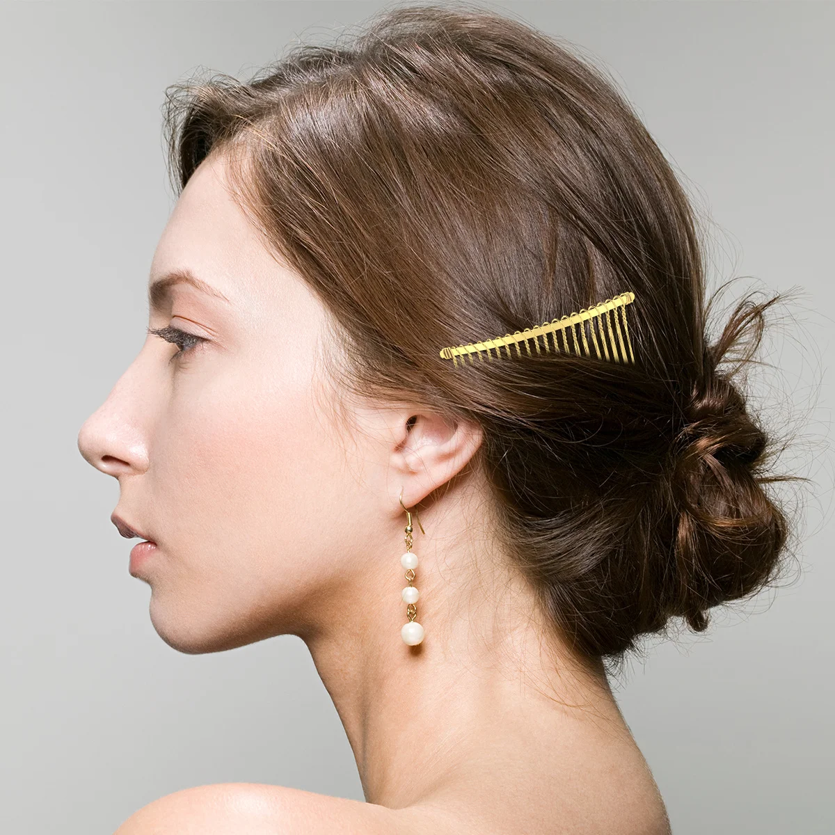 

12Pcs Hair Comb Set Metal Wire 20 Teeth Rust Resistant Fancy Bridal Hair Clip Clips for Wedding Prom Party Slide Hairclip