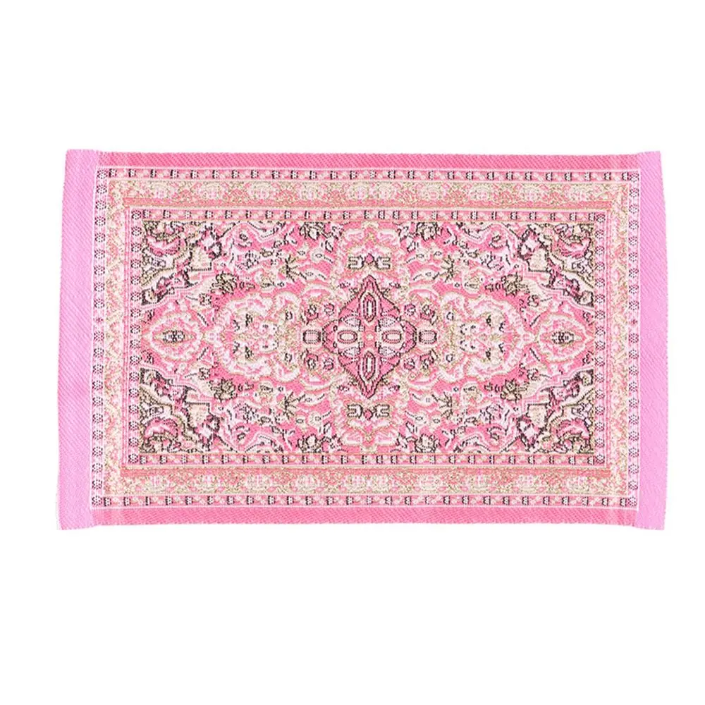 Akcesoria do domku dla lalek Zabawa w udawanie Meble do domku dla lalek Symulacja tkanej dywaniki Dywan do domku dla lalek 1:12 Miniaturowy dom dla lalek