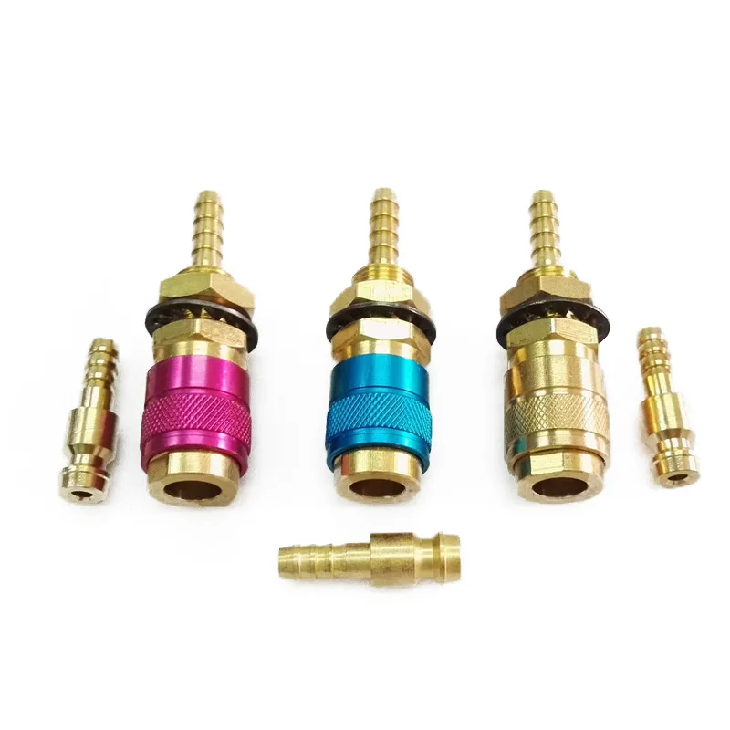 

Welding Accessory Replacement Gas & Water Connectors Kit Fitting Quick Adapter 3 Set For MIG TIG Welder Useful