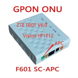 ZXHN-Terminal óptico ONT, Puerto 1GE, versión 6,0 GPON, Original, nuevo, F601