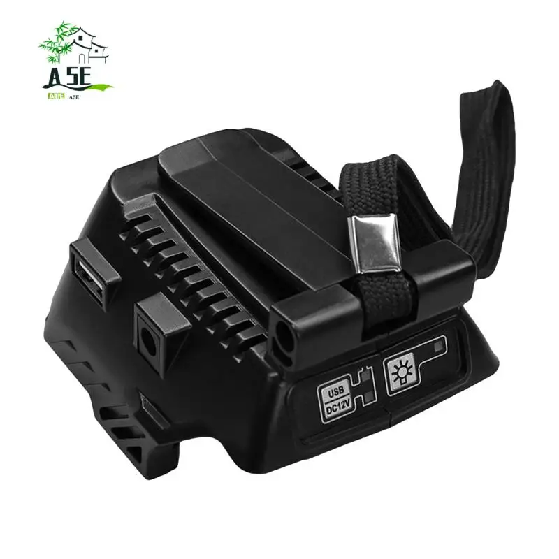 

A05E-BSL1830 USB Adapter Power Bank For HITACHI BSL18UA (SA) 14.4V-18V Lithium Battery EBM1830 BSL1415 Adjustable LED Lights