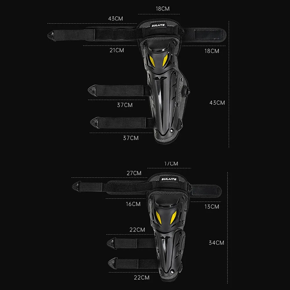 Motorcycle Knee And Elbow Pads Four Seasons Leg Protection Road Cross-country Equipment Anti Fall Breathable Reflective