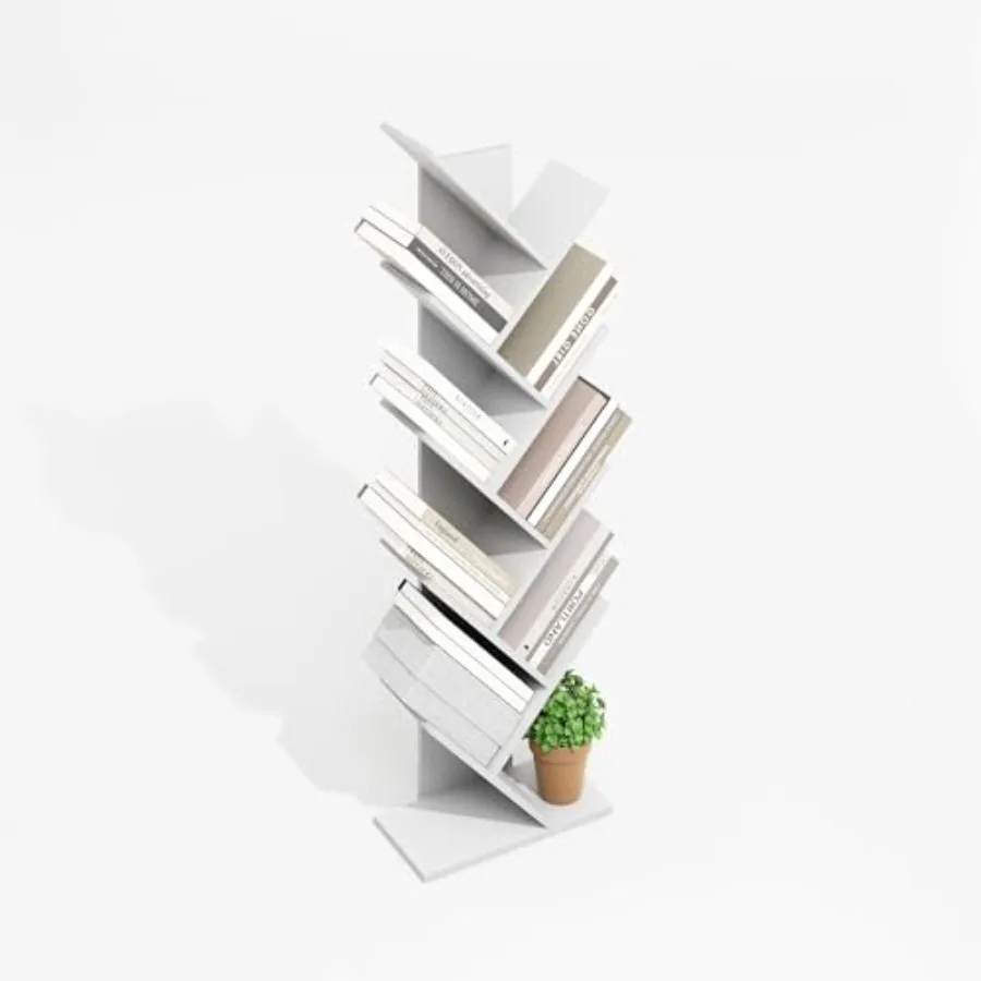 

Книжный шкаф-стеллаж Book Tree для декора комнаты, 8.4 x 15.7 x 50.9, для гостиной, спальни, домашнего офиса