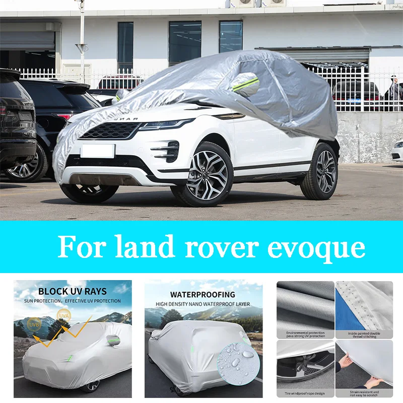 

Car Cover Outdoor Full Cover Sunshade Dustproof Protection Cover Universal For Land Rover Evoque Hatchback Sedan SUV