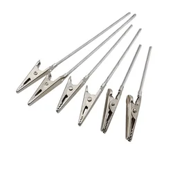 10Pcs Mini Metal Alligator Clips Non-Insulated Test Metal Wire Tails Crocodile Clamp Label Note Holder DIY Accessories Tool Clip