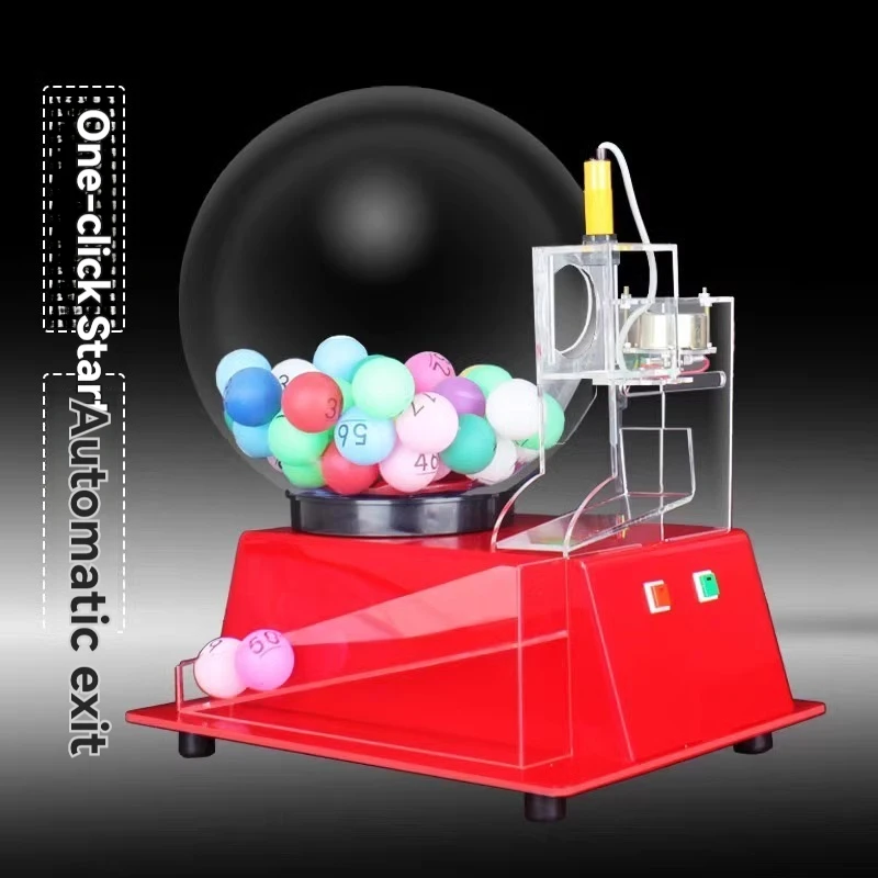 

Модернизированная электрическая электрическая машина для лотереи, машина для рисования лотереи, двухцветный шар, колесо Prediction Super Lotto, акция