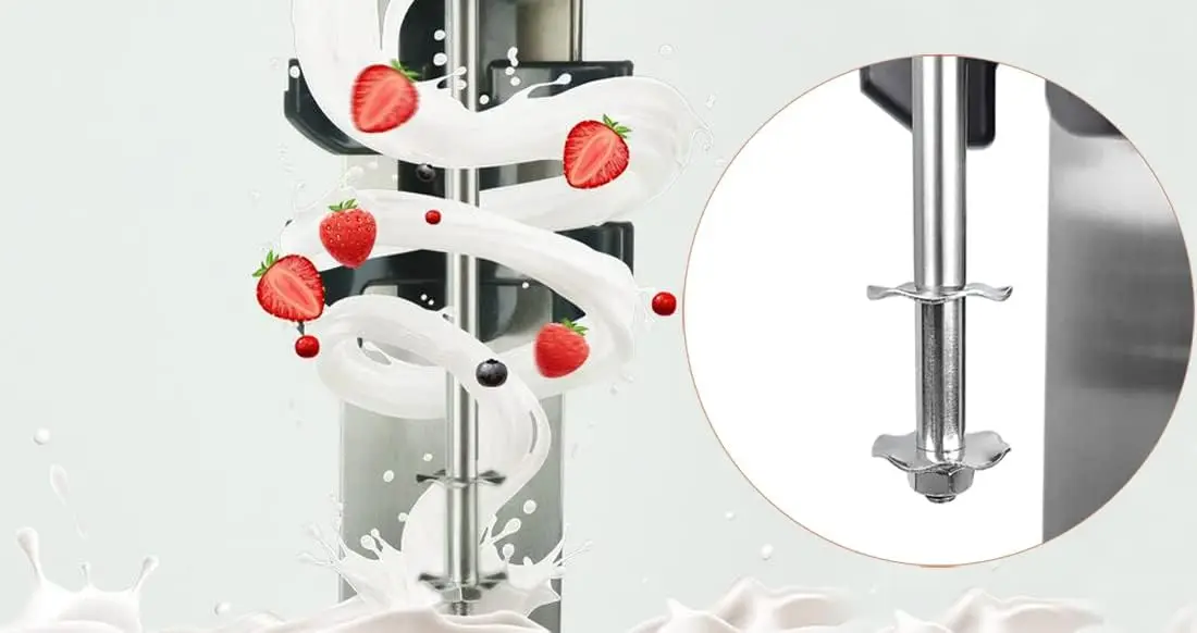 110V Commercial Double Heads Milk Shake Mixer Stainless Steel Electric Milk Shaking Machine Milkshake Maker Silent Milkshake Mak