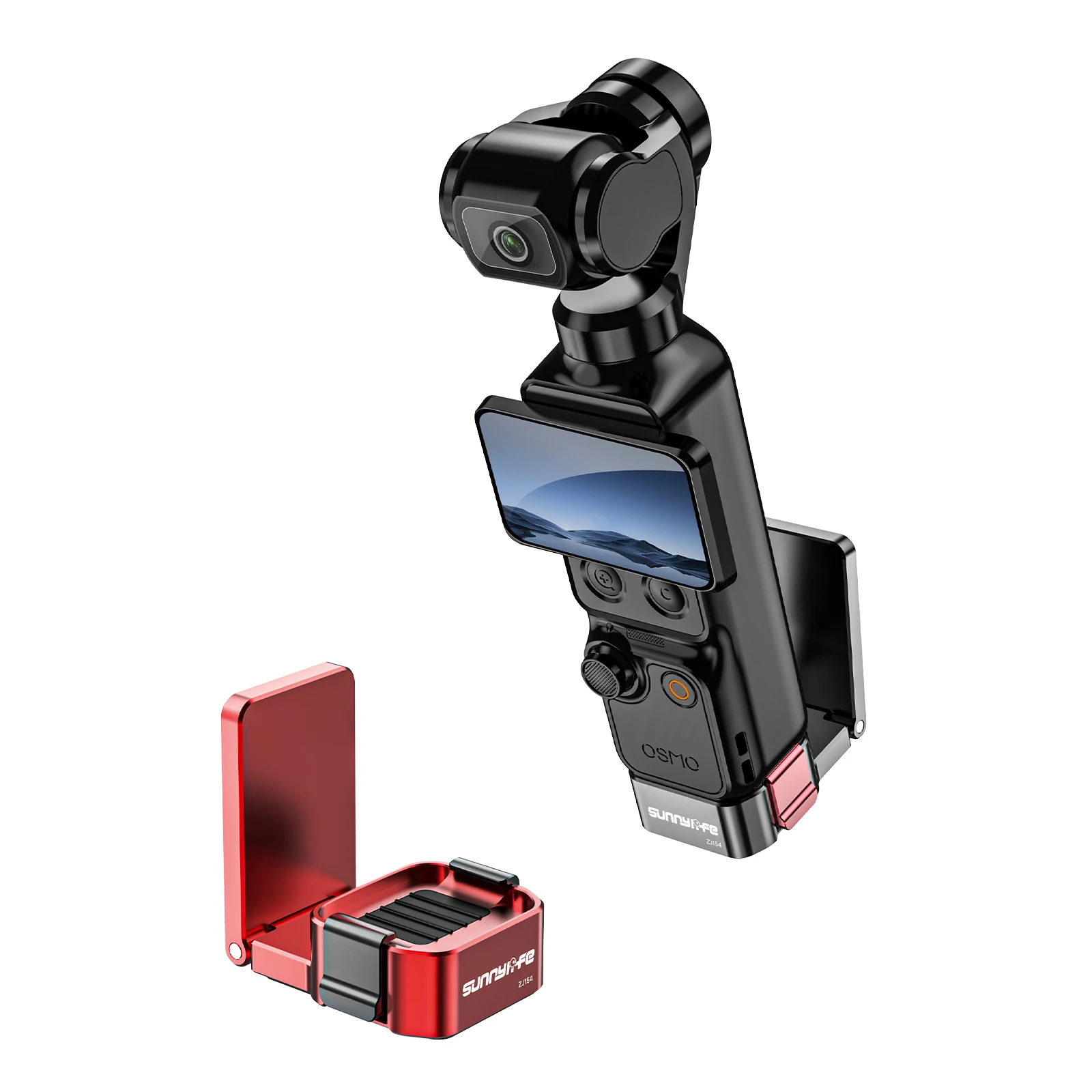 

For DJI Osmo Pocket4/3 metal quick release magnetic bracket base 1/4 expansion photography accessories