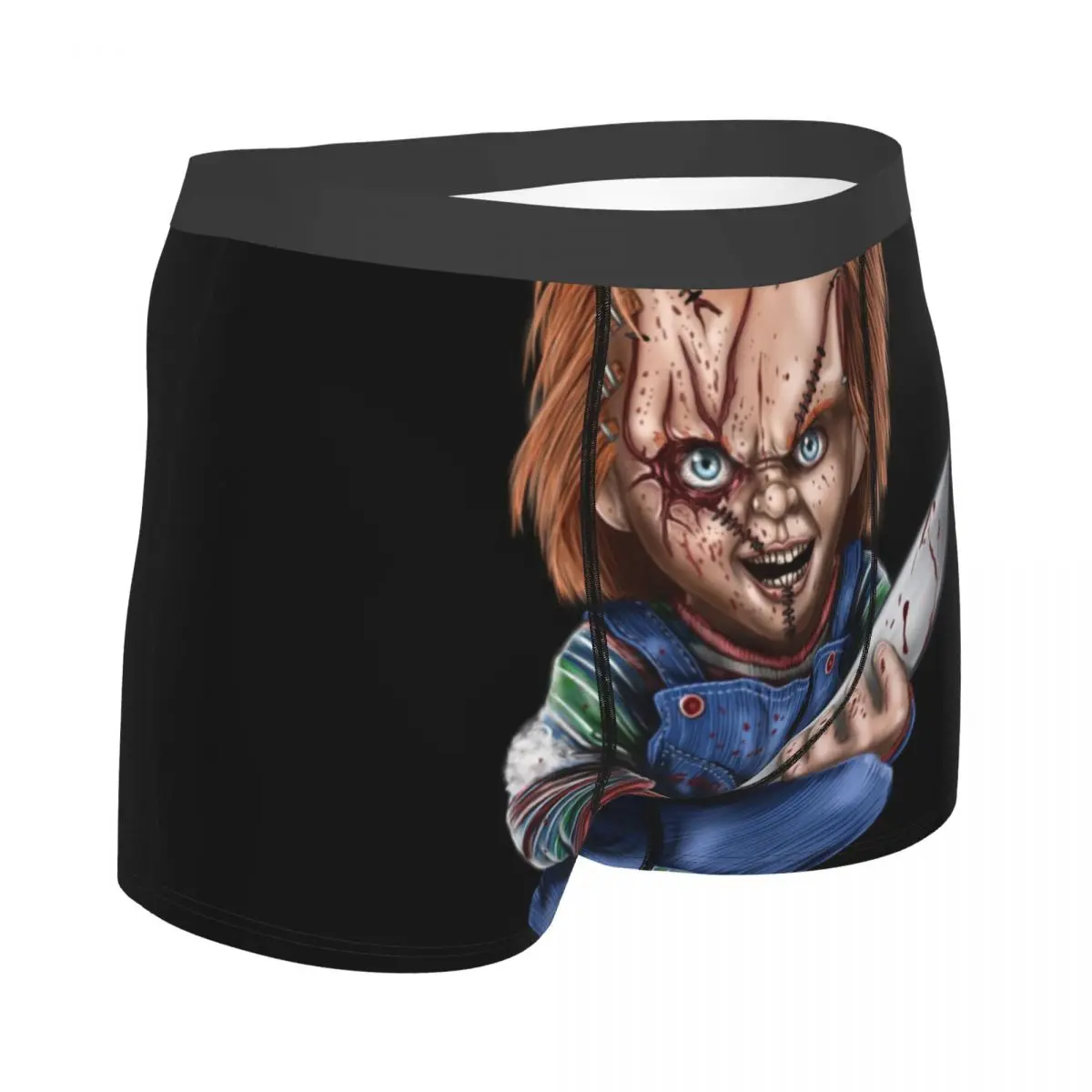 Watching You Man\'s Boxer Briefs Underwear Chucky Jake Wheeler Horror TV Series Highly Breathable Sexy Shorts Gift Idea