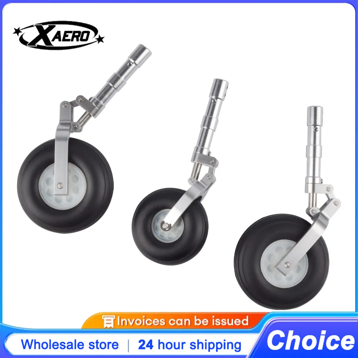 

1.6m Shock Absorbing Landing Gear for RC Jet Models with Vibration Damping System
